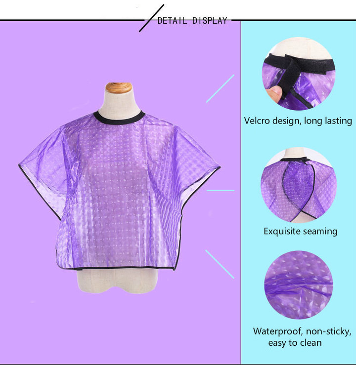 Beauty salon dyed shawl barber shop hair salon waterproof non-stick hair cloth hairdressing tools