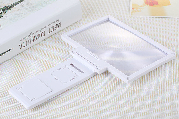 Screen magnifier 3D Movie Amplifiers 3X Zoom Enlarged Phone Screen Video Radiation Eye desk magnif