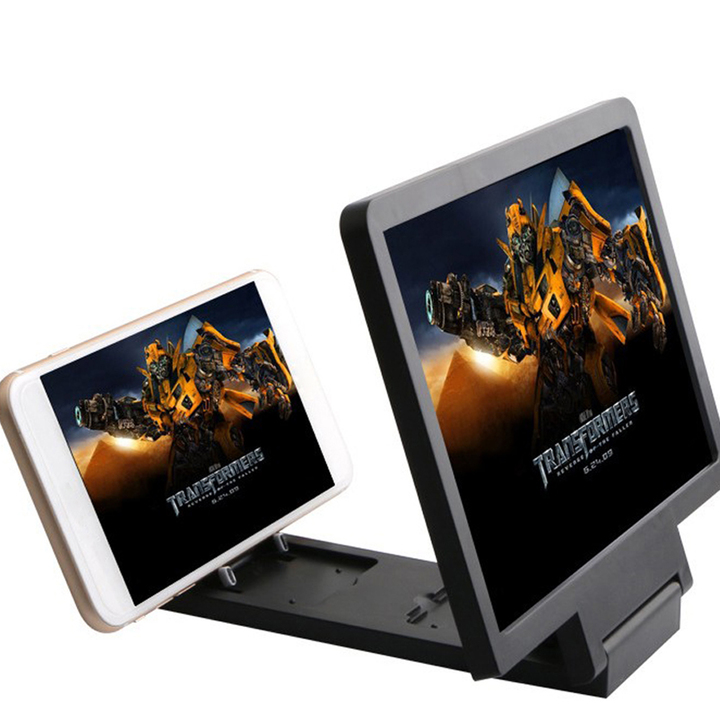 Screen magnifier 3D Movie Amplifiers 3X Zoom Enlarged Phone Screen Video Radiation Eye desk magnif