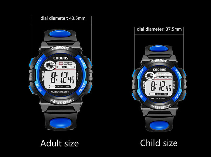1pcs sports electronic watch led waterproof multifunction watches men and women or for kids