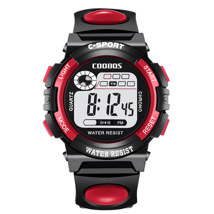 1pcs sports electronic watch led waterproof multifunction watches men and women or for kids