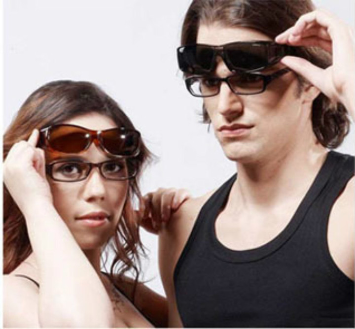 Fashion Optic Night Vision Driving Anti Glare HD Glasses Wind Protection Sunglasses for man or woman