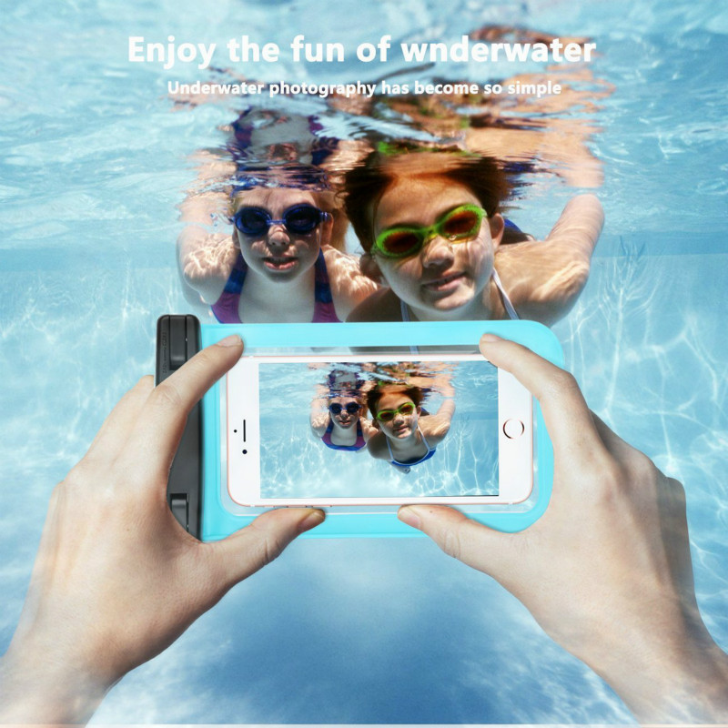 Transparent PVC Waterproof Phone Bag for ouotdoor drifting diving sealed swimming  waterproof bag