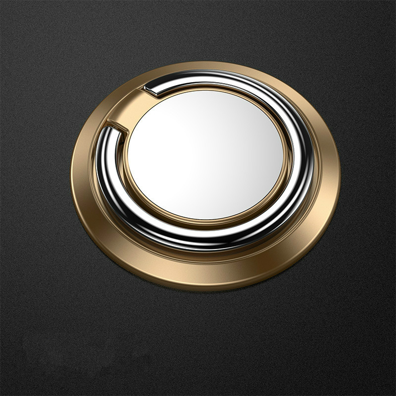 Mobile phones holder bracket buckle ring 360° rotating magnetic plate car creatives  for smartphone