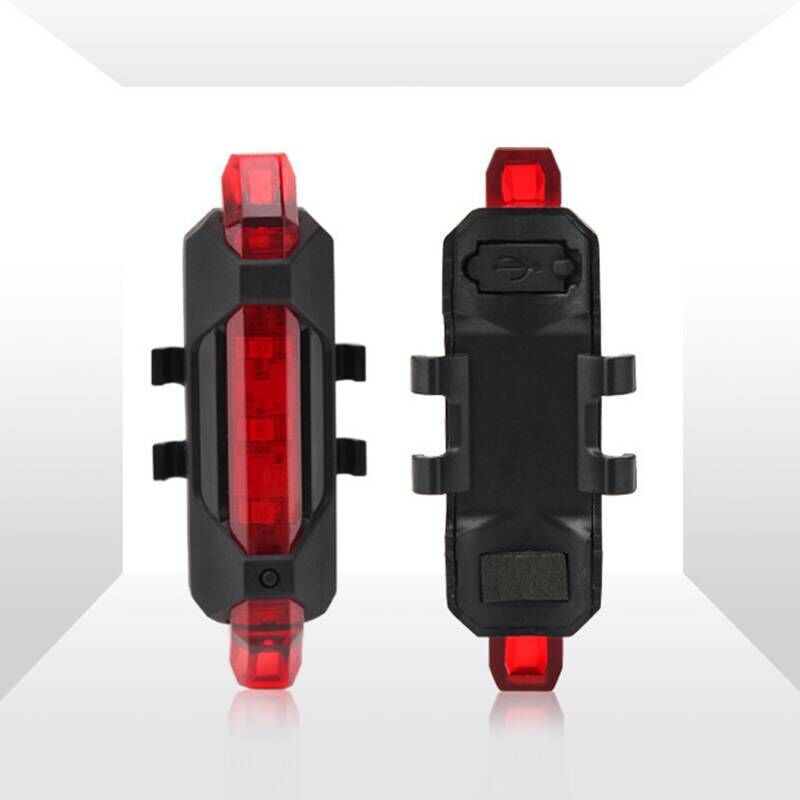 Bikes Bicycle light LED Taillight Rear Tail Safety Warning Cycling Portable Lights USB Rechargeable