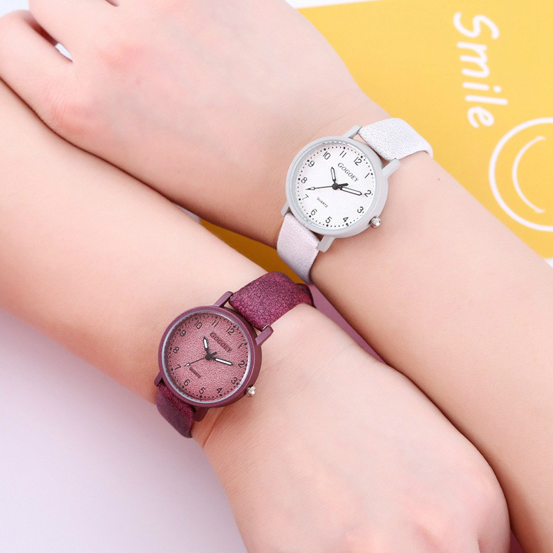Women&apos;s Watches Fashion Ladies Watches  Korean Fashion Creative Personality Round Dial watch women
