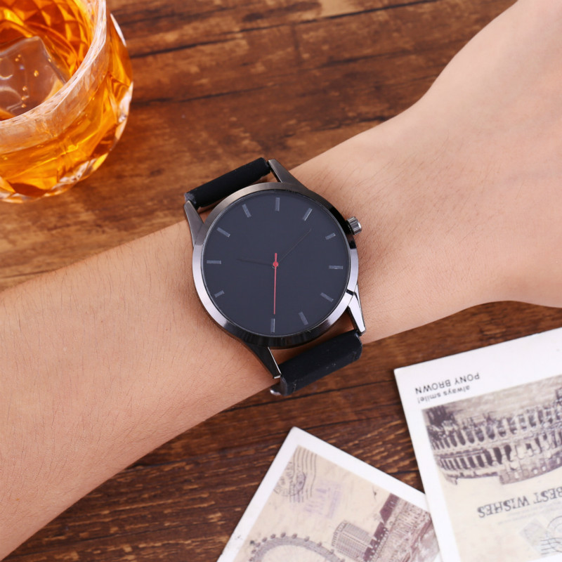 New business watches men hot sales fashion casual scrub quartz watchs wristwatches wristband watche