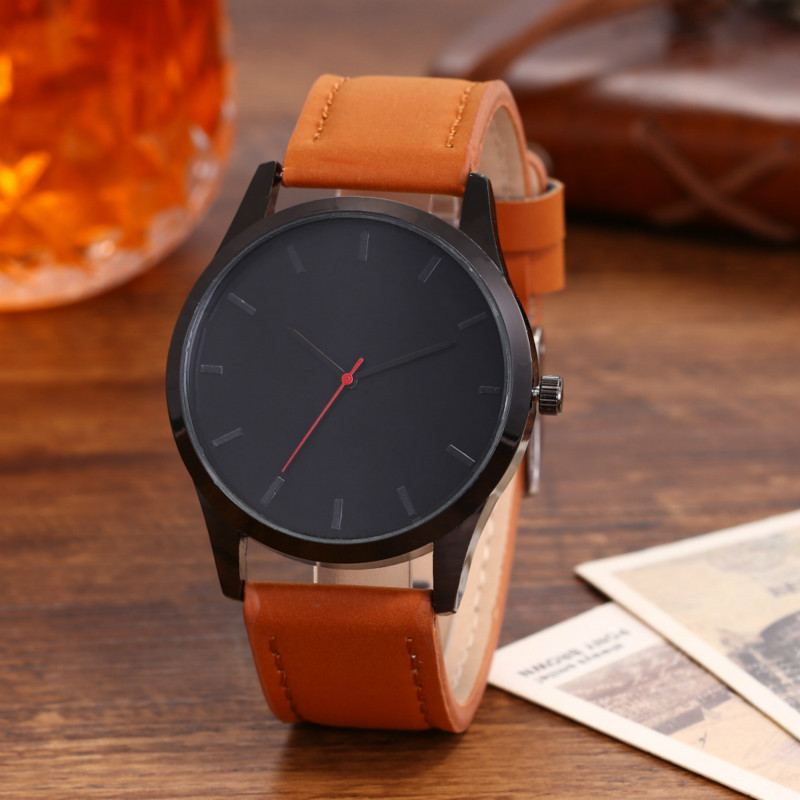 New business watches men hot sales fashion casual scrub quartz watchs wristwatches wristband watche