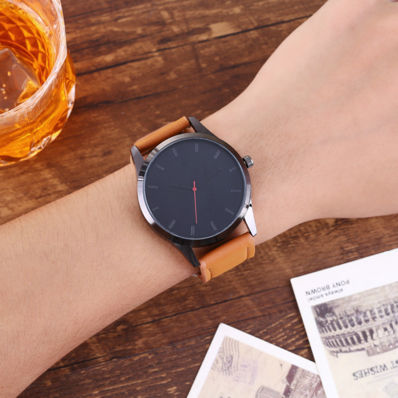 New business watches men hot sales fashion casual scrub quartz watchs wristwatches wristband watche