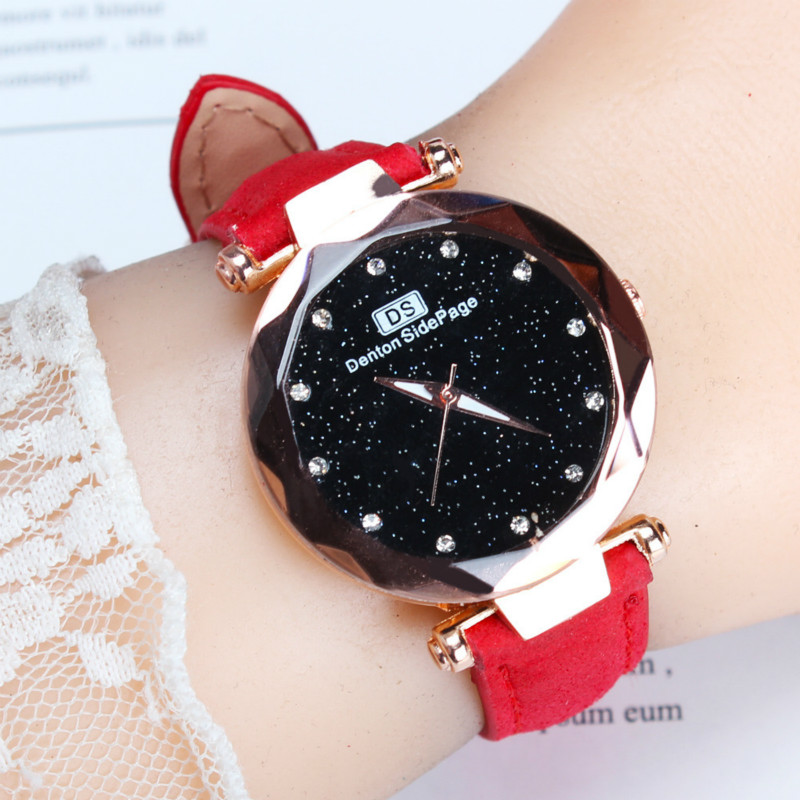 Star Sky 12 Diamond Belt watches women student ladies youth creative fashion watchs new arrival gift