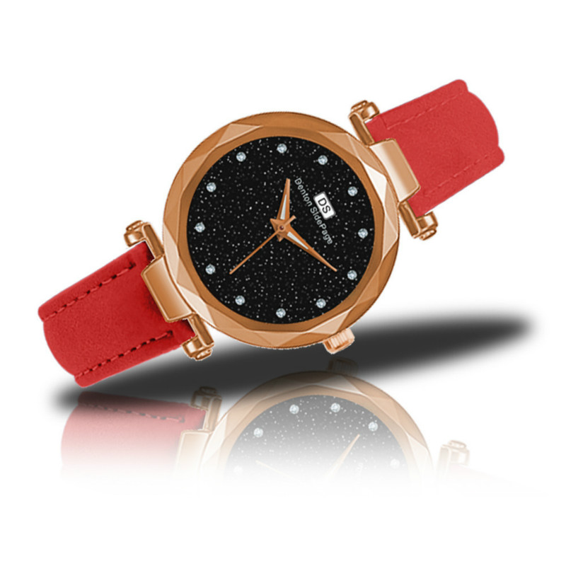 Star Sky 12 Diamond Belt watches women student ladies youth creative fashion watchs new arrival gift