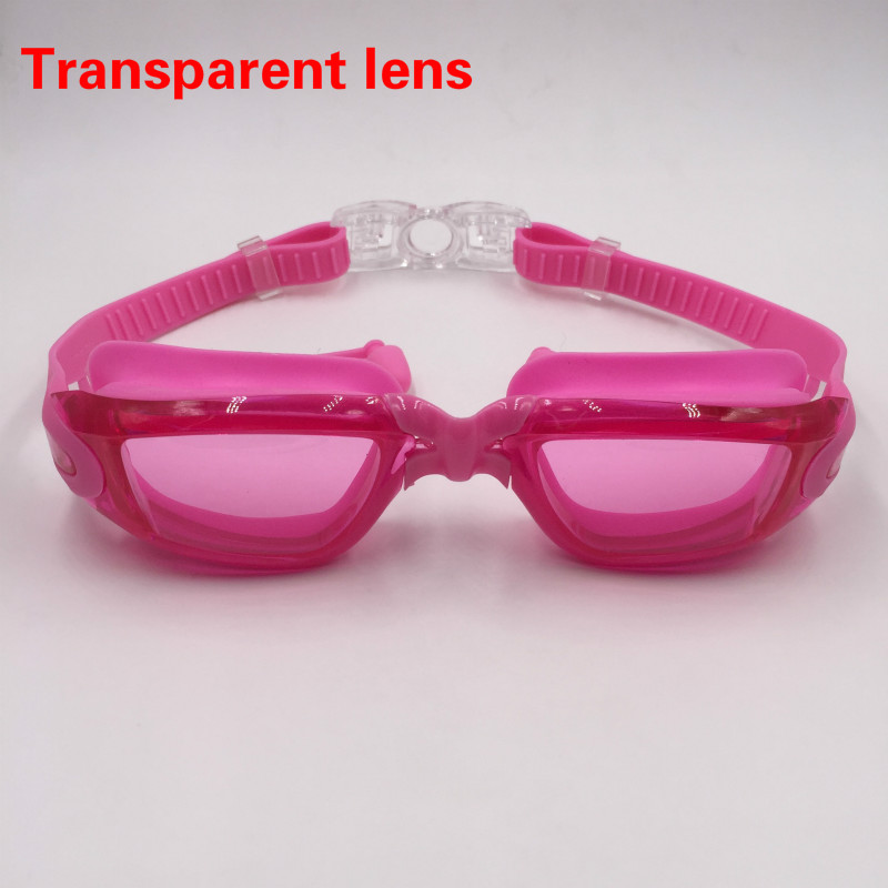 Adult goggles swimming Waterproof myopia swimming goggles Siamese earplugs electroplating anti-fog