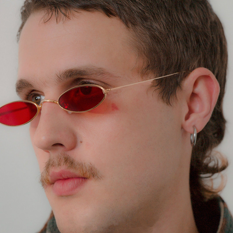 2018 New Vintage Trendy Small Oval Frame Sunglasses Women&apos;s Retro Fashion Shades  dress up Glasses