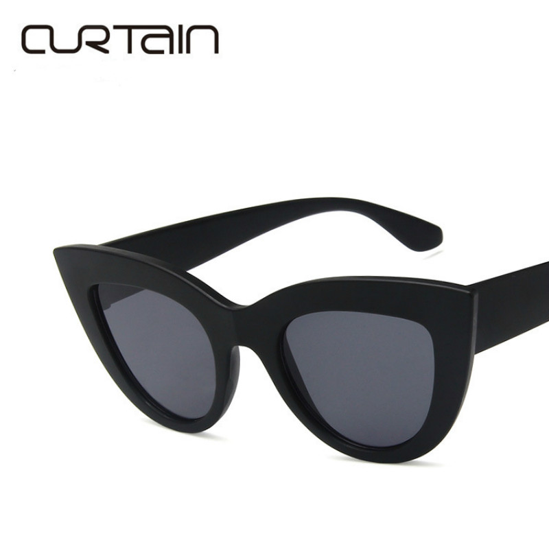 Cat Eye Women Sunglasses ladies Lens Vintage Shaped Europe and America Sun Glasses Female Eyewear