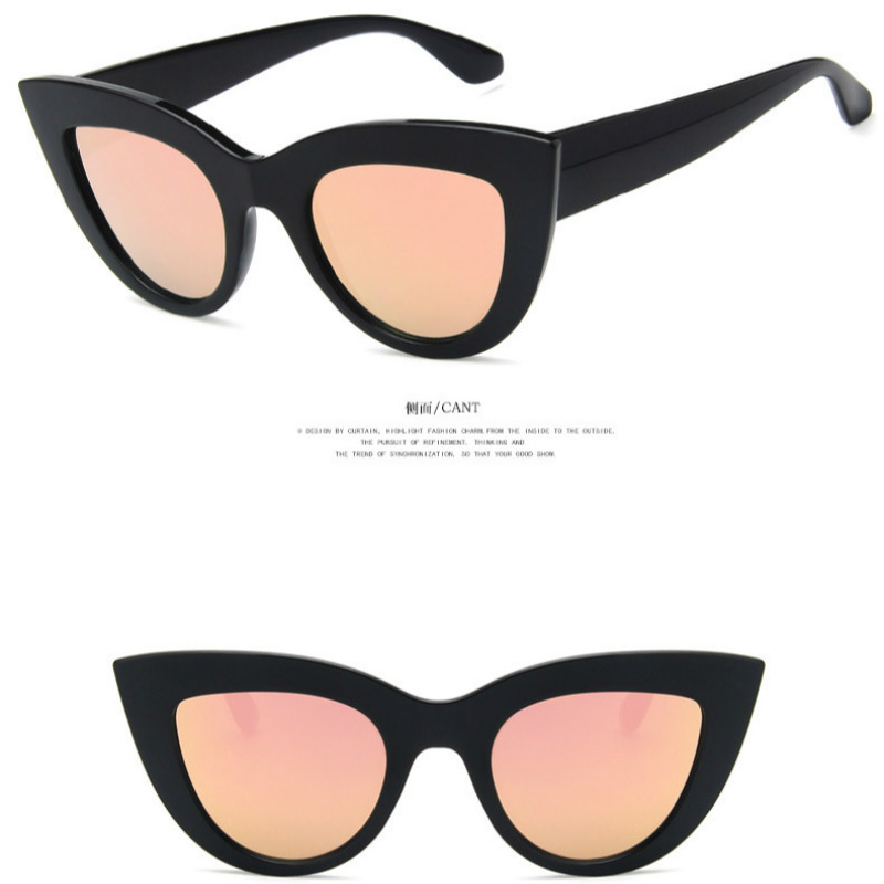 Cat Eye Women Sunglasses ladies Lens Vintage Shaped Europe and America Sun Glasses Female Eyewear