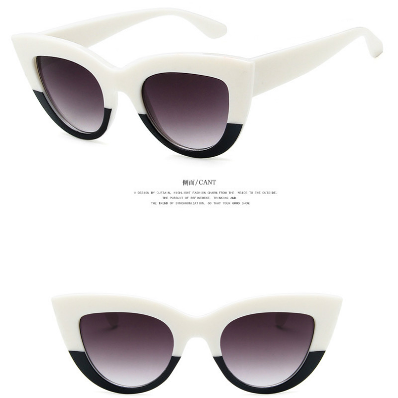 Cat Eye Women Sunglasses ladies Lens Vintage Shaped Europe and America Sun Glasses Female Eyewear