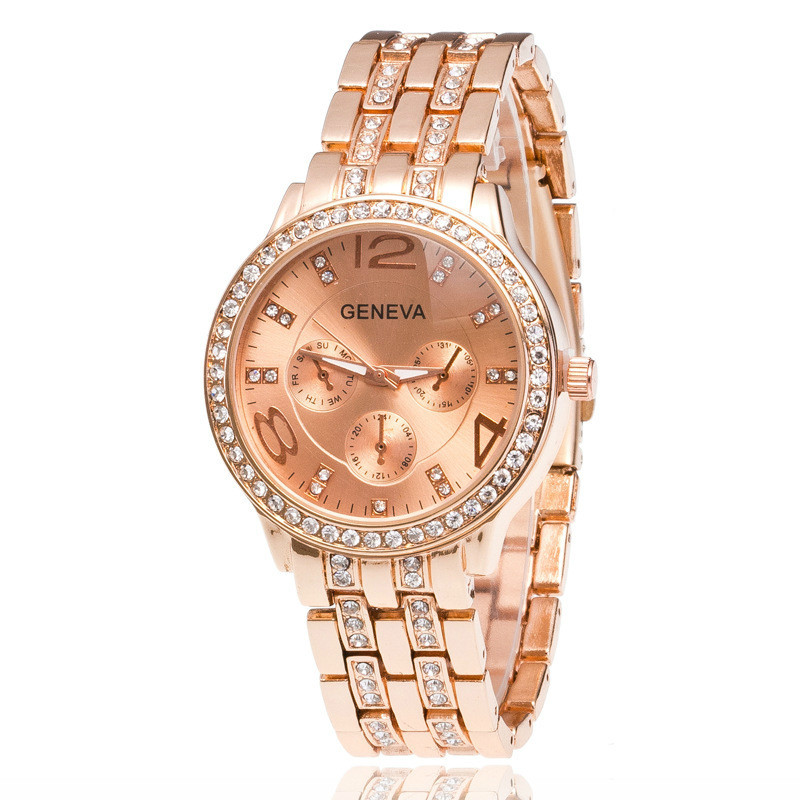 Quartz watches men and women Steel belt and diamond watchs watche ladies fashions watched