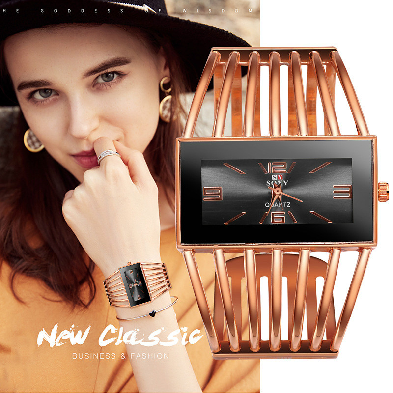 Fashion openwork bracelet watches quartz watch Joker temperament explosives ladies bracelet watches