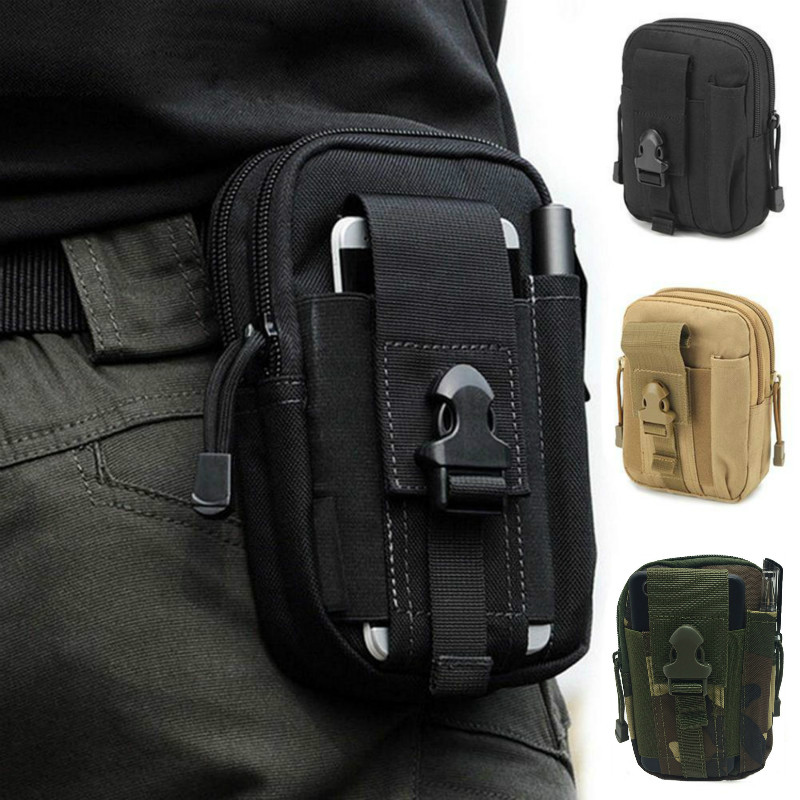 Mens Mini 1 PCS Waist Bag Belt Fanny Pack Waist Pouch Backpack Tactical For Travel Outdoor Sport