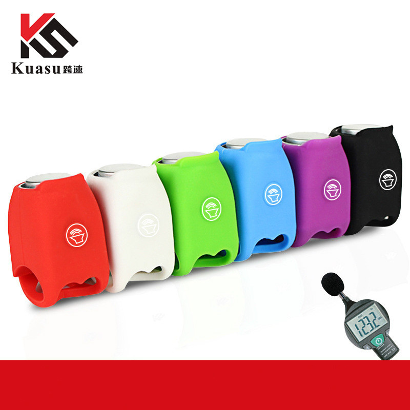 Bicycle electric horn mountain bike bell silicone personality bell ring riding accessories