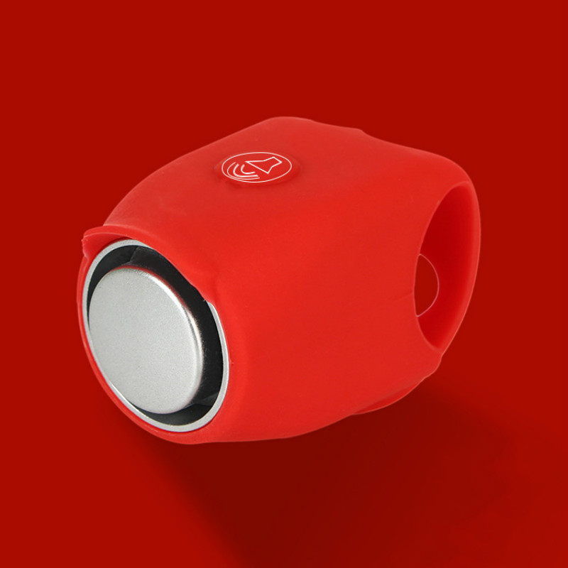 Bicycle electric horn mountain bike bell silicone personality bell ring riding accessories