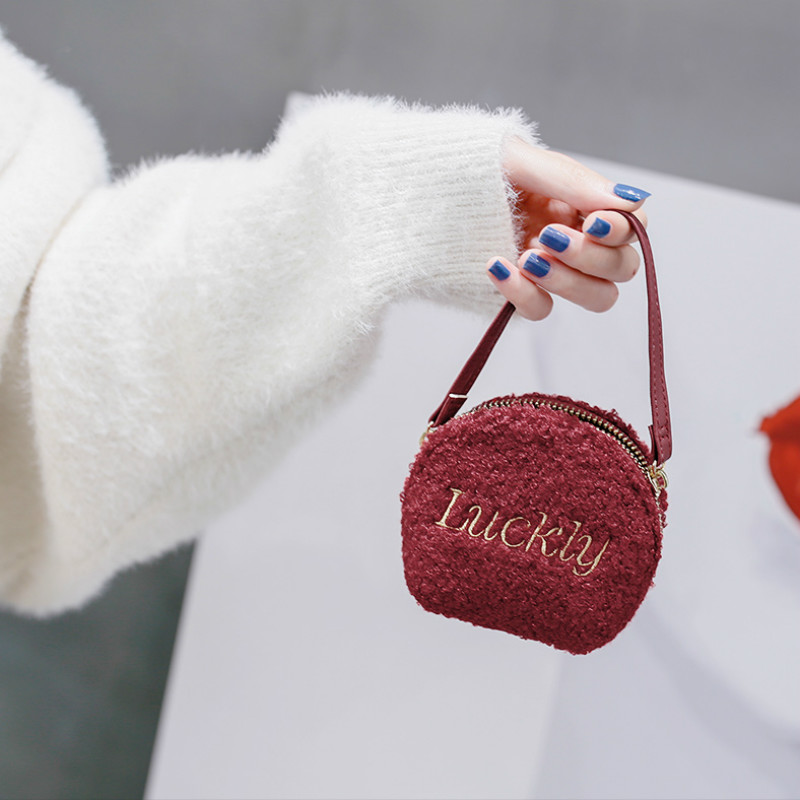 Small wallet new small ladies coin purse cute wild simple short coin purse Wallet women purse