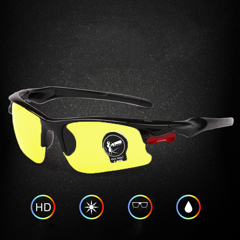 2 Pcs/set of day and night sunglasses for men and women high-definition night vision goggles special anti-sunlight high beam light for driving