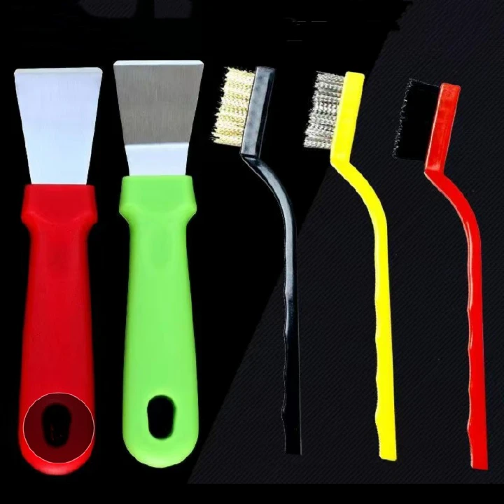Kitchen cleaning brush shovel pot bottom  dust and oil dirt cleaning range hood cleaning  blade gap  brush  artifact cleaning tool