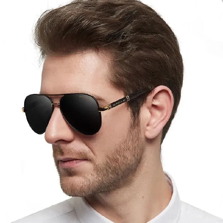 New high-definition polarized sunglasses for men and women driving mirror with UV400 sunglasses  driver equipment glasses box