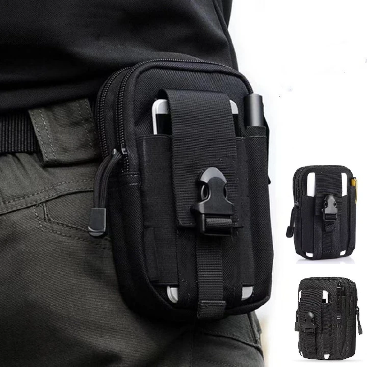 Mens Mini  Waist Bag Packs Fashion Belt Fanny Pack Waist Bags Pouch Backpack Tactical For Travel Outdoor Sport