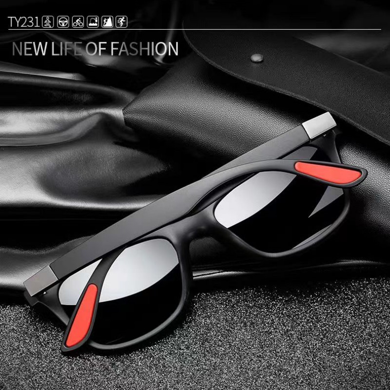 Fashion Sunglasses Eyewear Polarized UV400 For Men And Women Driving Square Frame Sun Glasses UV Protection Unisex Goggle Shades Mirror Sunglasses Metal