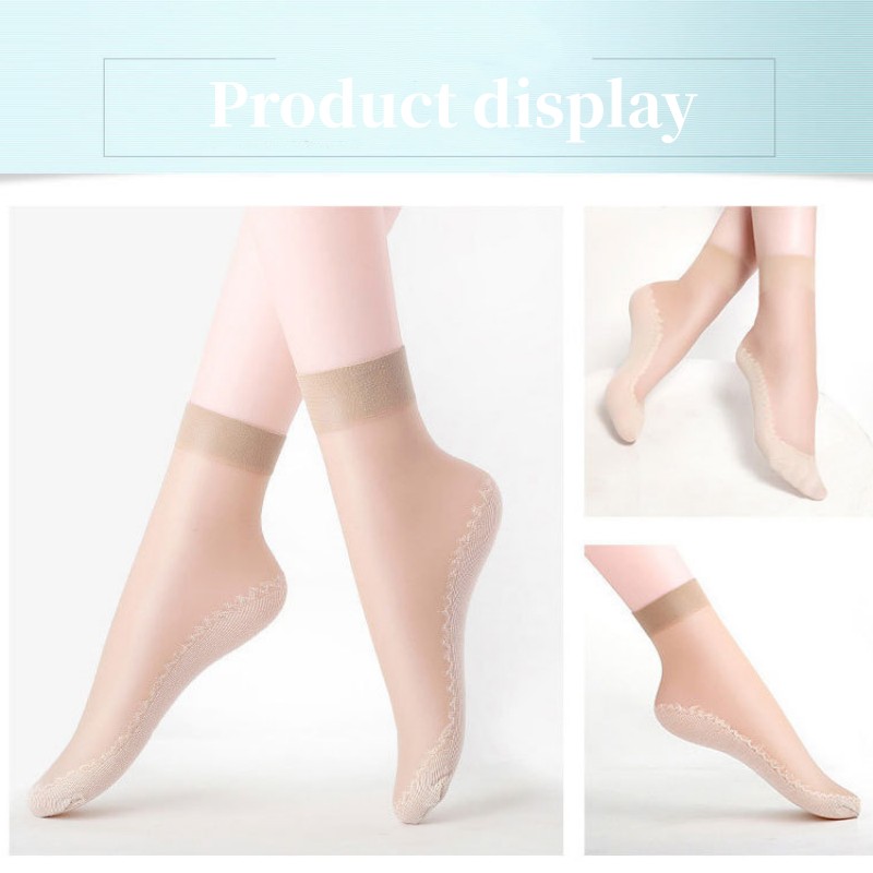 5 Pairs Women's Socks Cotton Socks Women's Clothing Ultra-thin Socks Women's Socks Thin Breathable Socks