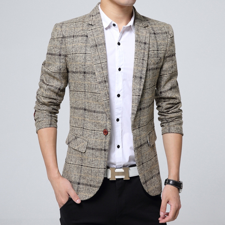 Cross border autumn new men's casual suits Korean version slim suits men's clothes