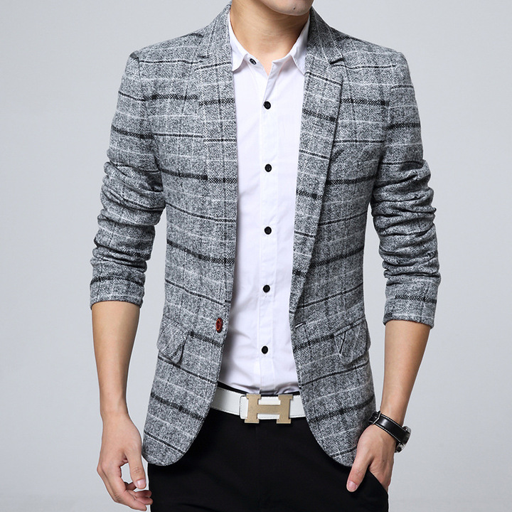 Cross border autumn new men's casual suits Korean version slim suits men's clothes