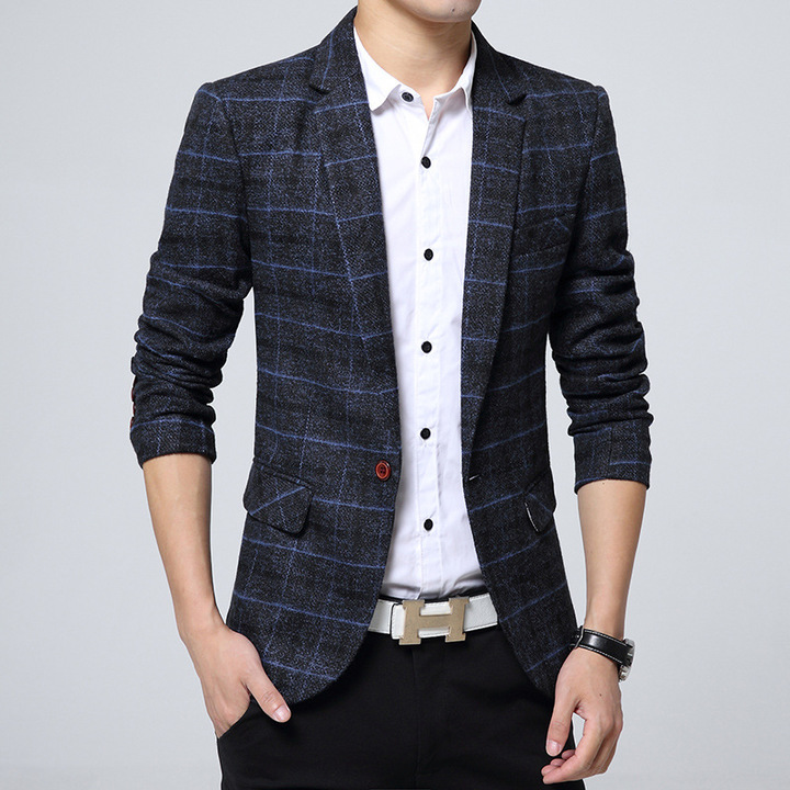 Cross border autumn new men's casual suits Korean version slim suits men's clothes