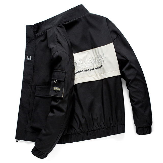 Jacket men&apos;s wear new overalls men&apos;s Korean version of Chao brand youth leisure sportswear top