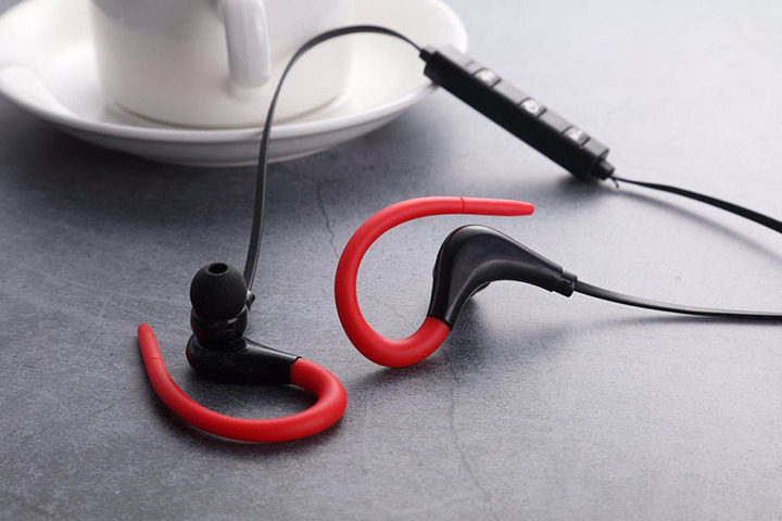 Bluetooth headset big horn sport hanging ear running 4.1 wireless neutral headset