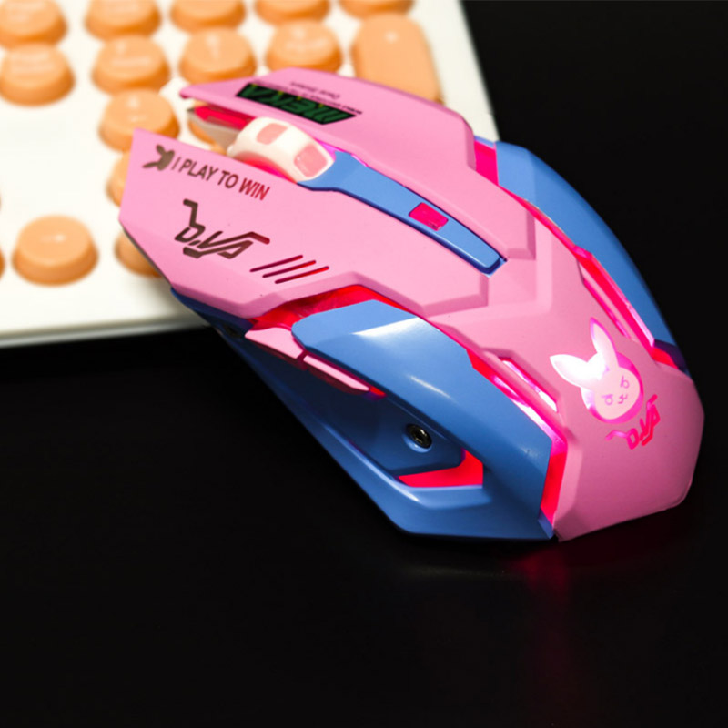 Overwatch DVA game mouse mouse 2.4g wireless charging mouse
