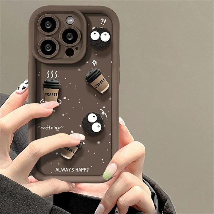 Cute Fun 3D Ball C For Samsung A24 A34 A54 A14 A04E A04 A53 3D Wavy Curved Edge TPU Soft Silicon Protective Cover