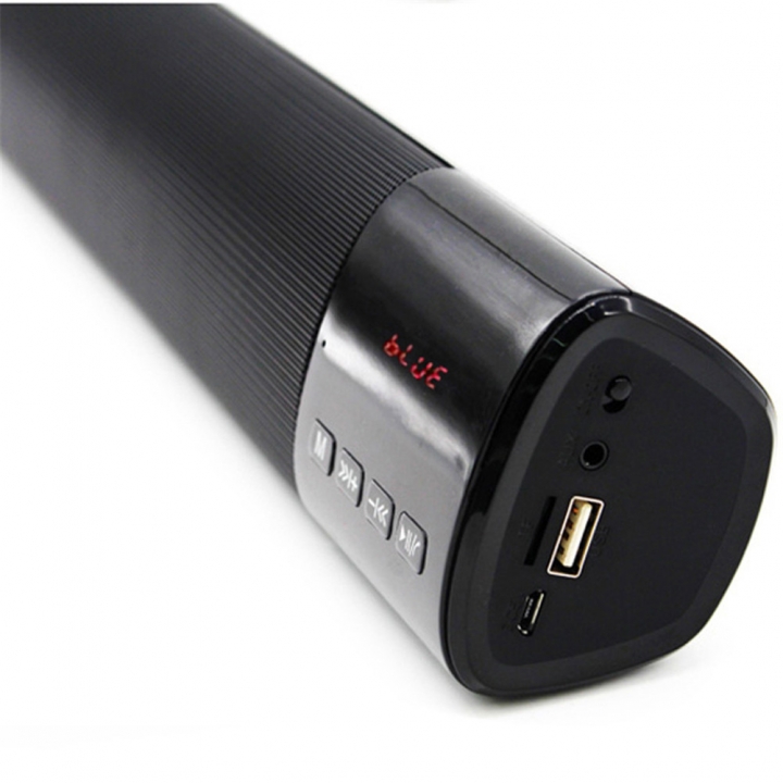 Portable Home Theater Sound Bar HIFI Mini Bluetooth Speaker Wireless Speaker TF FM Subwoofer