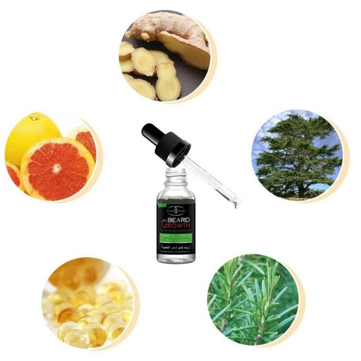 Men's Beard Growth Solution Gentle Maintenance Hair Growth Beard Growth Essential Oil