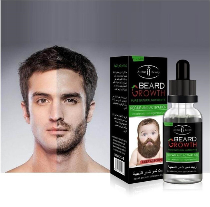 Men's Beard Growth Solution Gentle Maintenance Hair Growth Beard Growth Essential Oil