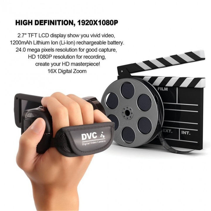 Professional Camera New Upgrade HD 1080P 16X Zoom Digital Camcorder  Camaera  DSLR Video Camcorder