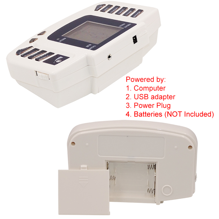 Electrical Stimulator Full Body Relax Muscle Therapy Massager,Pulse tens Acupuncture +16 pads