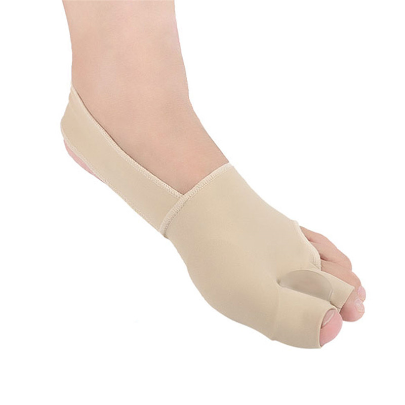 1Pair Toe Valgus Corrector Feet Bone Thumb Adjuster Pedicure Socks Pain Relief Bunion Tool