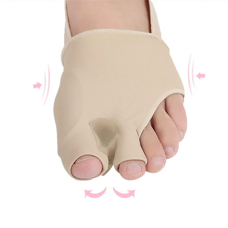 1Pair Toe Valgus Corrector Feet Bone Thumb Adjuster Pedicure Socks Pain Relief Bunion Tool