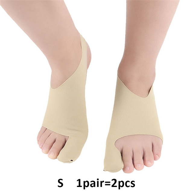 1Pair Toe Valgus Corrector Feet Bone Thumb Adjuster Pedicure Socks Pain Relief Bunion Tool