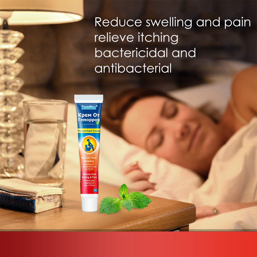 Hemorrhoids Treatment Cream hinese Herbal Extracts Internal External Piles Fissure Pain Relief