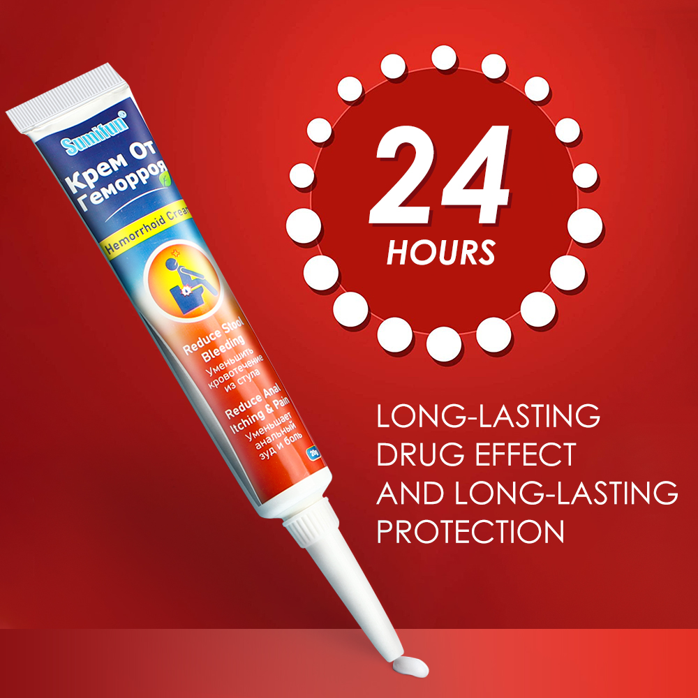 Hemorrhoids Treatment Cream hinese Herbal Extracts Internal External Piles Fissure Pain Relief