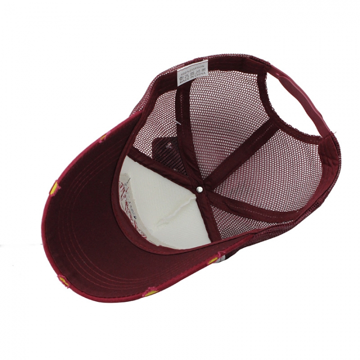 Outdoor sunshade cap Summer Baseball Cap Embroidery Mesh Cap Women Gorras Hop Caps ，Peaked cap